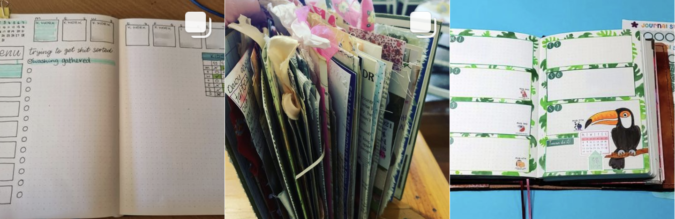 Journal in my style challenge entries