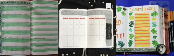 Journal in my style challenge entries