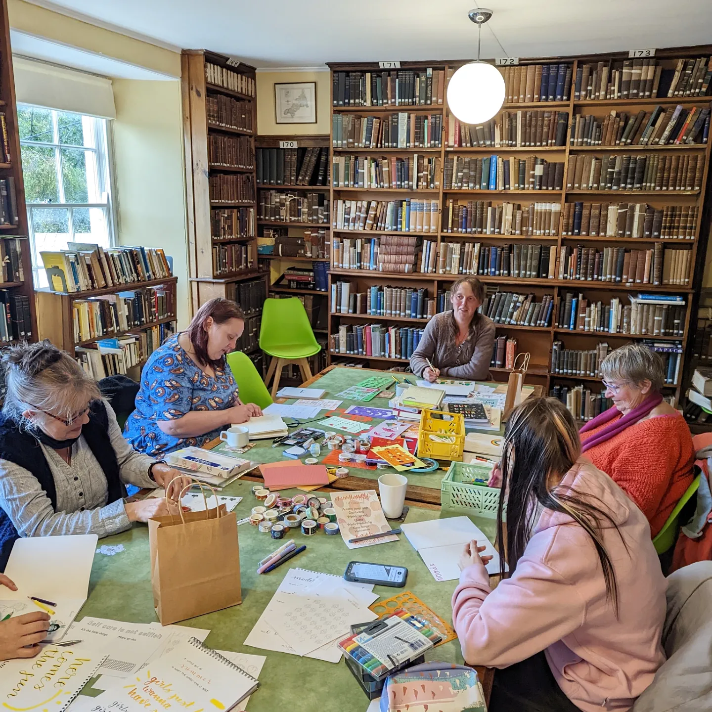 A Cornish Geek Letters creative wellbeing workshop at Morrab Library
